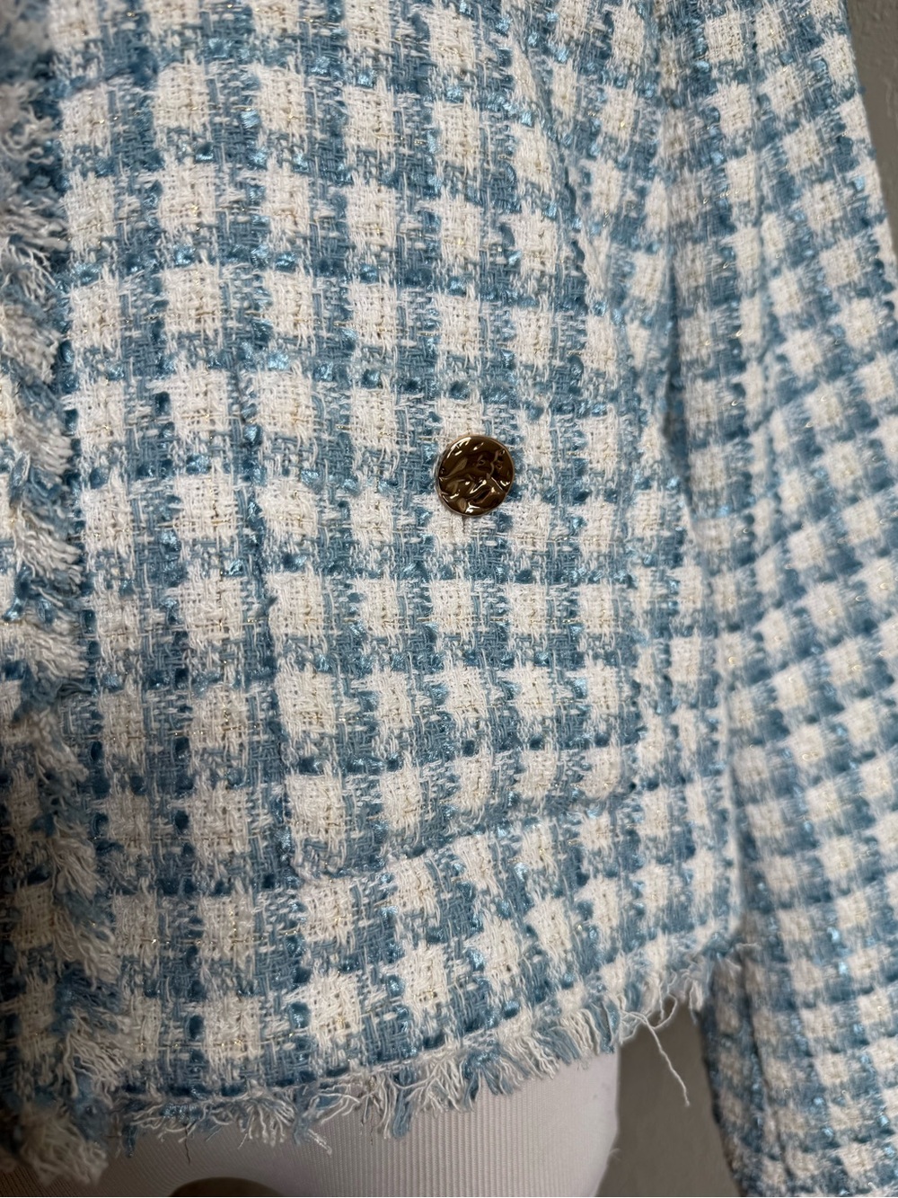 Rachel Zoe Preppy Tweed Blazer - Picture 6 of 10